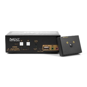[이지넷유비쿼터스] 넥스트 NEXT-7402KVM-DUAL  HDMI 2포트 듀얼모니터 KVM스위치